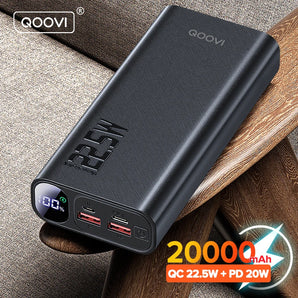 QOOVI Power Bank: High-Capacity Fast Charging Poverbank for iPhone  computerlum.com   