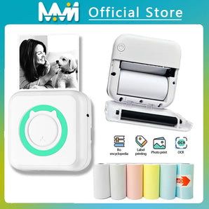 Portable Wireless Mini Printer: Label Memo Photo Printer - Compact and Versatile  computerlum.com   