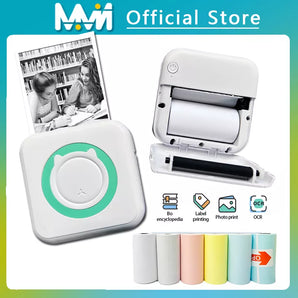 Portable Wireless Mini Printer: High-Res Photo Label Memo Printing  computerlum.com   