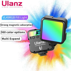 Ulanzi VL49 RGB LED Light: Creative Smartphone Photography Solution  computerlum.com   