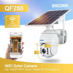 ESCAM Solar Security Camera: Enhanced Surveillance & Two-way Voice
