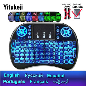 7-in-1 Backlit Air Mouse Remote and Keyboard: Ultimate Convenience  computerlum.com   