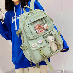 Cute Women Backpack: Stylish & Waterproof School Bag for Girls - TrendySEO
