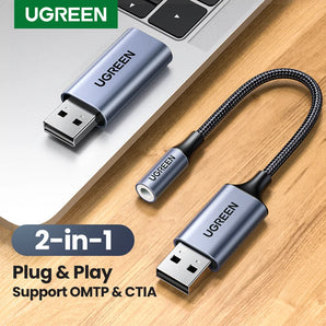 UGREEN Sound Card USB Audio Interface: Elevate Gaming Sound  computerlum.com   