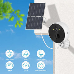 2MP Solar Wifi Camera: Advanced Property Security Surveillance