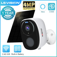 LS VISION Solar-Powered Outdoor Security Camera: Advanced Surveillance