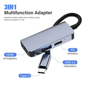Galaxy MacBook USB C Hub: Ultimate HDMI Adapter with 100W Charging & 4K Display  computerlum.com   