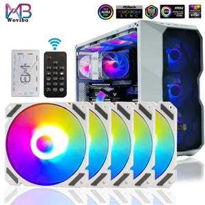 Wovibo RGB ARGB Fan Cooler: Advanced PC Cooling with Customizable Lighting  computerlum.com   