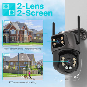 4K AI Outdoor PTZ Camera: Enhanced Surveillance & Auto Tracking  computerlum.com   