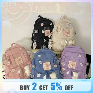Stylish Pink Purple School Backpack: Durable & Spacious Choice  computerlum.com   