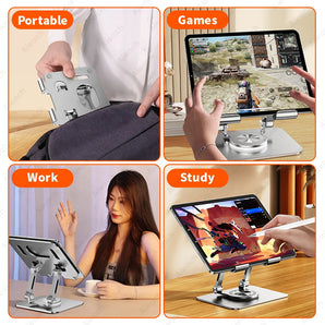 Swivel Tablet Stand: Versatile iPad Holder with Rotating Base  computerlum.com   