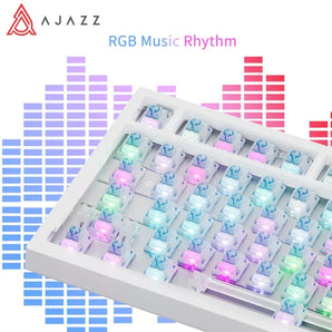 Ajazz Ak820 RGB Mechanical Gaming Keyboard: Ultimate Performance & RGB Delight  computerlum.com   