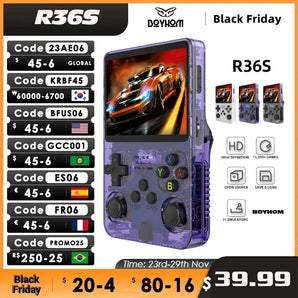 R36S Retro Handheld Console: Portable Gaming with Open Source Fun  computerlum.com   