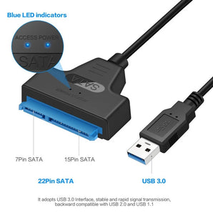 SATA to USB Adapter: High-Speed Data Transfer for SSD HDD  computerlum.com   