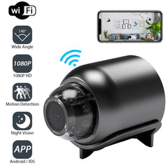 WiFi Baby Monitor Camera: Indoor Security Surveillance Night Vision Mini Cam