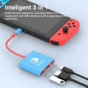 Nintendo Switch Portable Hub: HDMI & USB 3.0 for Seamless Gaming  computerlum.com   