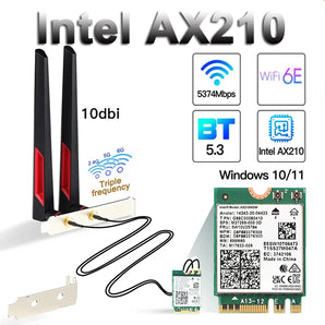 Intel AX210 Tri-Band WiFi Adapter: Enhanced Networking & Bluetooth  computerlum.com   