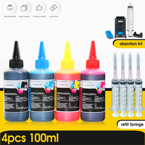 ALIZEO Printer Ink Bundle: High-Capacity CISS & Refillable Dye Ink - Quality Prints  computerlum.com   
