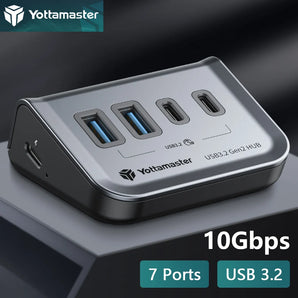 Yottamaster USB Hub: Fast Data Transfer & Multi-port Expansion  computerlum.com   