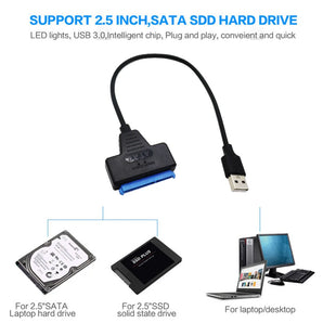 SATA to USB Adapter: Fast Data Transfer & Easy Drive Access  computerlum.com   