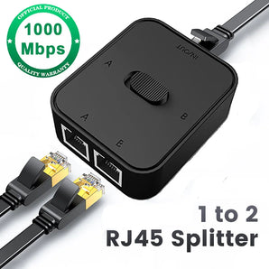 Ethernet Splitter Adapter: Lightning-Fast Dual Connection for Seamless Network Switching  computerlum.com   