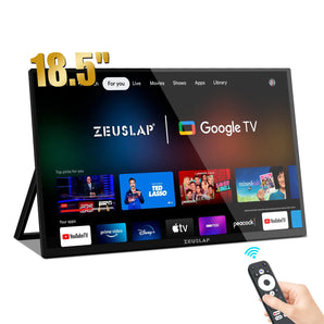 ZEUSLAP Smart Portable Monitor Z18TV PRO: Google TV Touch Display  computerlum.com EU plug CHINA 