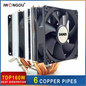 IWONGOU Hurricane Air Cooler CPU: Ultimate Cooling Performance for Gaming & Workstations  computerlum.com   