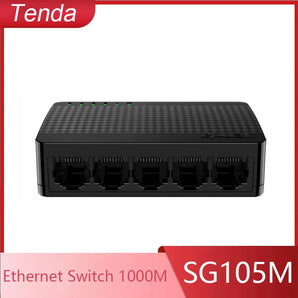 Tenda SG105M Gigabit Ethernet Switch: Fast 1000Mbps Speed & Easy Setup  computerlum.com   