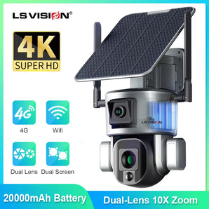Solar Camera: Dual Lens Security Cam with Humanoid Tracking & 4K Resolution  computerlum.com   