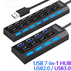 USB Hub Multi-Port Splitter: Efficiently Expand Connectivity  computerlum.com   