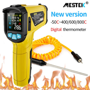 Infrared Thermometer Gun: Industrial Temperature Meter with LCD Display  computerlum.com   