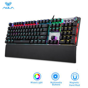 AULA F2088 Mechanical Gaming Keyboard: Enhanced Gaming Experience with Anti-Ghosting  computerlum.com   