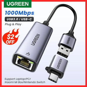 USB Ethernet Adapter: Fast Network Connection for Laptop & Switch  computerlum.com   