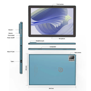 PRITOM Android Tablet: High-Performance Quad Core Processor & HD IPS Display  computerlum.com   