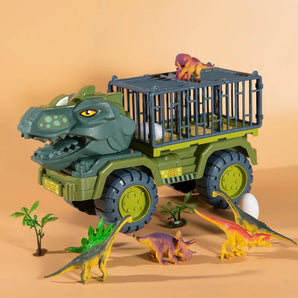 Dino Truck Toy: Interactive Dinosaur Transport Carrier for Boys  computerlum.com   