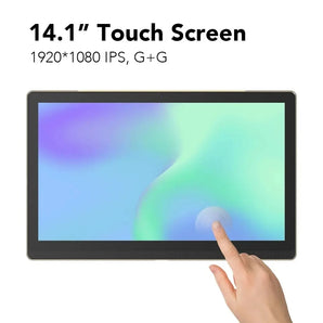 Super Large Screen 14.1 inch tablet Pc New Android 12 Phone Call Google Market GPS 5G WiFi FM Bluetooth 10000mAh 12GB+256GB Tab  ComputerLum.com   