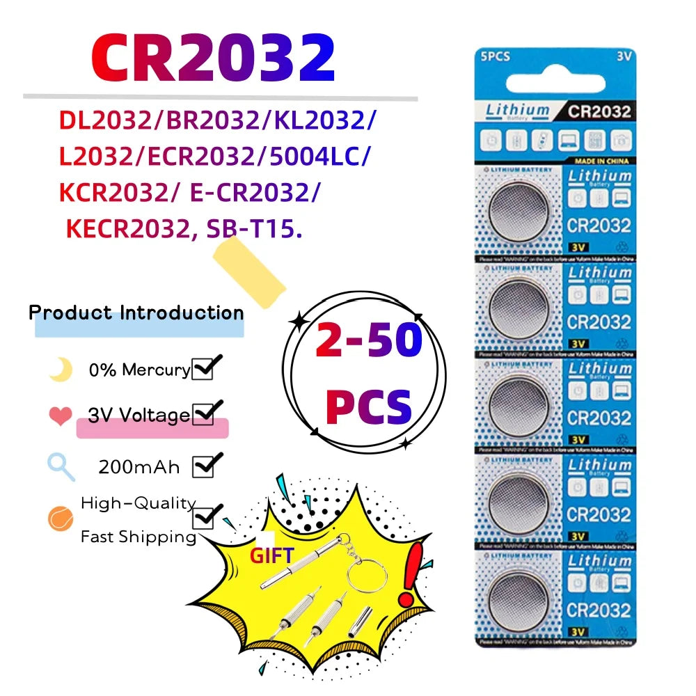 200mAh CR2032 Lithium Battery: Reliable Power Source for Watches and More  computerlum.com   