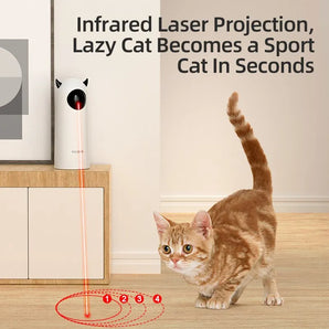 Interactive LED Laser Teaser Toy for Indoor Cats: Engaging Cat Entertainment  computerlum.com   