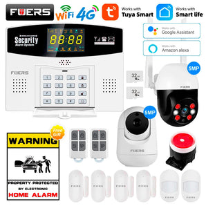 Fuers Smart Alarm System: Enhanced Security with Remote Access  computerlum.com W214 WiFi 4G Kit 4 CHINA 