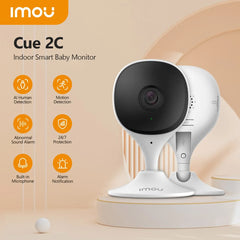IMOU Cue Security Camera: Smart Baby Monitor with Color Night Vision & AI Detection