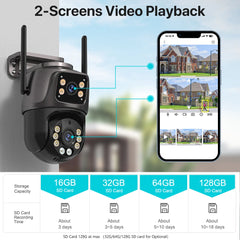 4K AI Outdoor PTZ Camera: Enhanced Surveillance & Auto Tracking