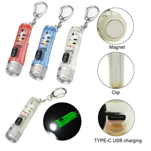LED Mini Keychain Rechargeable Torch: Bright, Waterproof Light  computerlum.com   