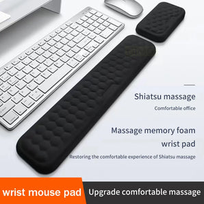 Ergonomic Memory Cotton Wrist Rest Pad: Ultimate Comfort Support  computerlum.com   