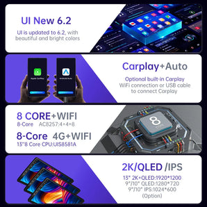 2 Din Android Car Multimedia Player: Elevate Your Drive with 13" HD Display  computerlum.com   