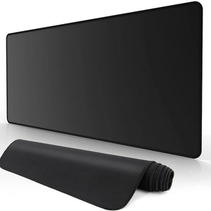 Black Gaming Mouse Pad with Anti-Slip Base: Ultimate Desk Mat for PC Gamers  computerlum.com black 100x50 cm 